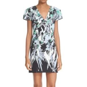 Milly Chloe Floral Short Sleeve Dress